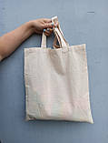 Сумка шопер бавовняна "ЯРА" 160 г/м2 38х42 см брендування друк логотипу, фото 2