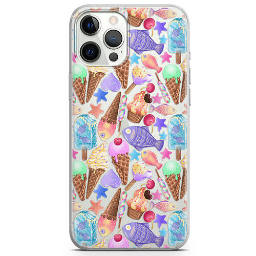 Чехол силиконовый для Apple IPhone 12 |13 Pro, Pro Max, mini (Мороженое ...