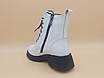 Білі шкіряні черевики. Маленькі (34, 35), фото 4