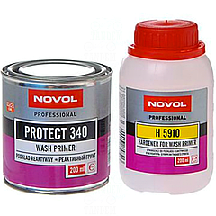 Ґрунт реактивний Novol Protect 340 1:1, 200 мл + 200 мл Комплект