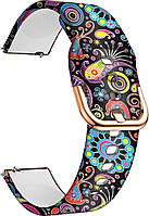 Силиконовый Ремешок Colorful Fireworks (20 мм)