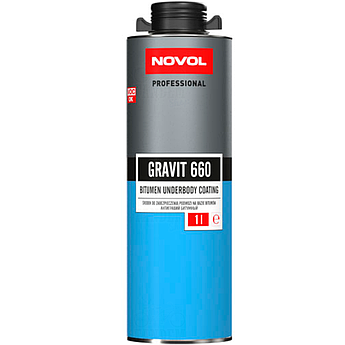 Антигравій бітумний Novol Gravit 660, 1 л Чорний