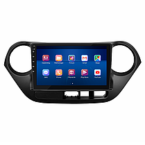 Штатна магнітола 9" Lesko для Hyundai i10 II 2013-2016 4/64Gb 4G Wi-Fi GPS Top Хюндай, фото 3