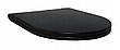 Сидіння для унітаза з плавним закриванням, стільчик Estiva BLACK MATT — колір чорний матовий, фото 6