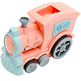 Паровоз з автоматичною викладкою доміно "Domino Train" РОЖЕВИЙ арт. 8089 C, фото 2