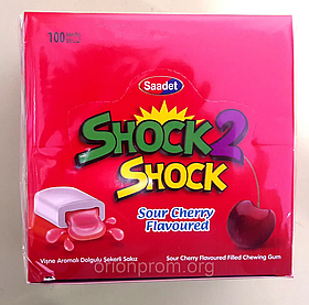 Жувальна гумка Shock2Shock вишня 100 штук