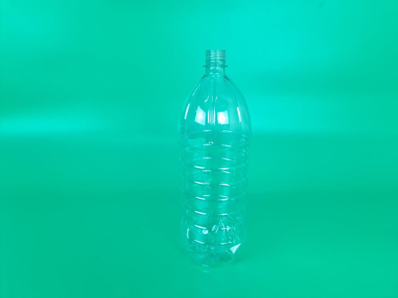 Пластикова пляшка ПЕТ 1,5 л, прозора з кришкою СБ (90 шт.), фото 1