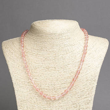 Намисто Халцедон ім. гладка кулька d-6(+-)мм L-45см+-