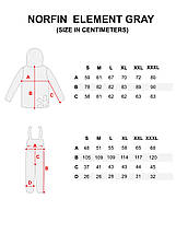 Костюм зимовий риболовний Norfin Element Gray, S (439201-S), фото 2