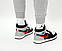 Кросівки Air Jordan 1 Retro High OG Black Grey Red, фото 8