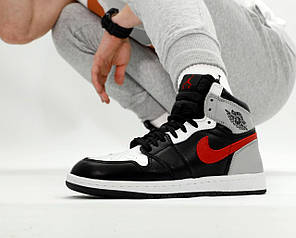 Кросівки Air Jordan 1 Retro High OG Black Grey Red