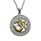 Кулон ОМ із фіанітами, фото 2