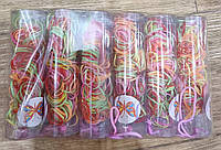 Резиночки цветные для косичек 200 шт, в тубе /2400/   ish