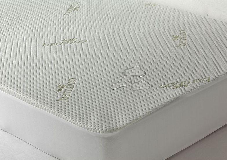 Наматрацник водонепроникний Linens на гумці білий 120х200 см. 156083