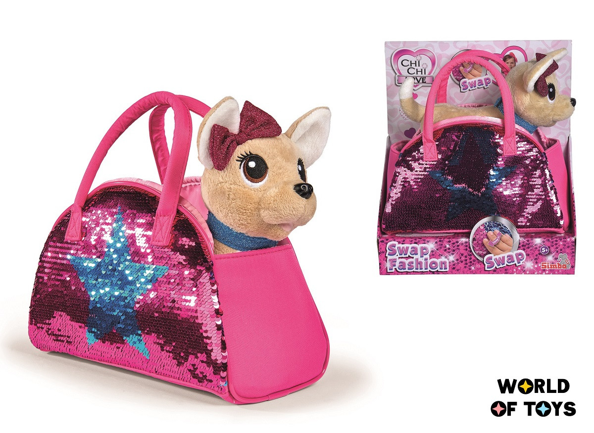 Собачка Simba Toys Chi Chi Love Чихуахуа Зірка з паєтками та сумочкою (5893351)