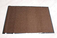 Придверні килимок 150*90 см брудозахистний на гумовій основі "Смуга" Коричневий