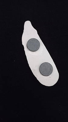 Гіпсова фігурка для фарбування з магнітом "Баклажан", фото 2