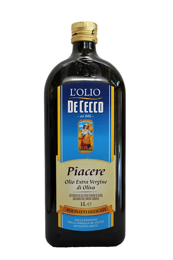 Олія оливкова , De Cecco Olio Extra Vergine di Oliva , 1 л. - фото 1 - id-p1681197561