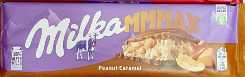 Шоколад Milka Peanut Caramel 300 г.