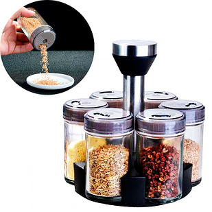 Карусель для спецій Spice Rack Set OT-108 6 шт.