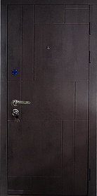 Двері CLASSIK  флекс , бетон темний /дуб грей еко  860 R