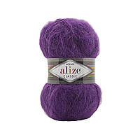 Alize MOHAIR CLASSIC NEW (Мохер Класік) № 863 сливовий (Пряжа мохер, нитки для в'язання)