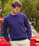 Чоловічий світшот з начосом на тонкому флісі Classic Raglan Sweat реглан светр толстовка Смарагдовий, S, фото 11