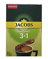 Кофе Jacobs Hazelnut 3в1 в стиках 24 х 15 г (53920)