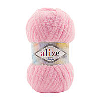 Пряжа Alize Softy Mega , цвет 185 детский розовый.