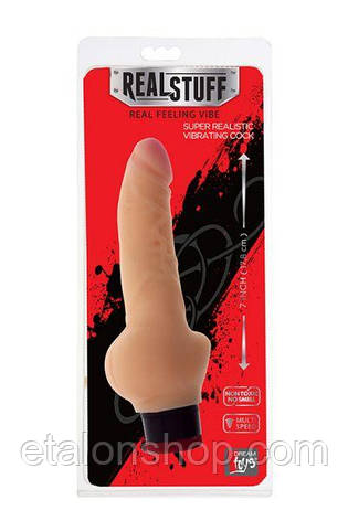Вібромасажер REALISTX 7INCH VIBRATOR, FLESH, фото 2