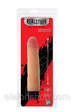 Вібромасажер REALISTX 7.5INCH VIBRATOR, FLESH, фото 2