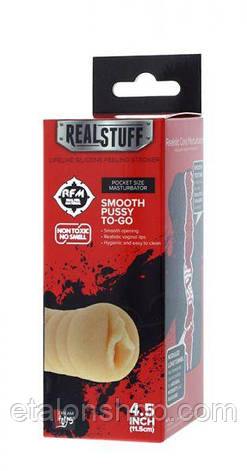 Вагіна REALSTUF SMOOOTH PUSSY TO-GO, фото 2
