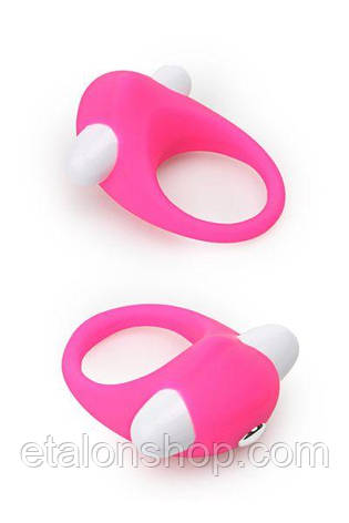 Ерекційне кільце LIT-UP SILICONE STIMU RING 6 PINK, фото 2