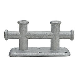 Причальний кнехт подвійний оцинкований 235х90 мм 1111304