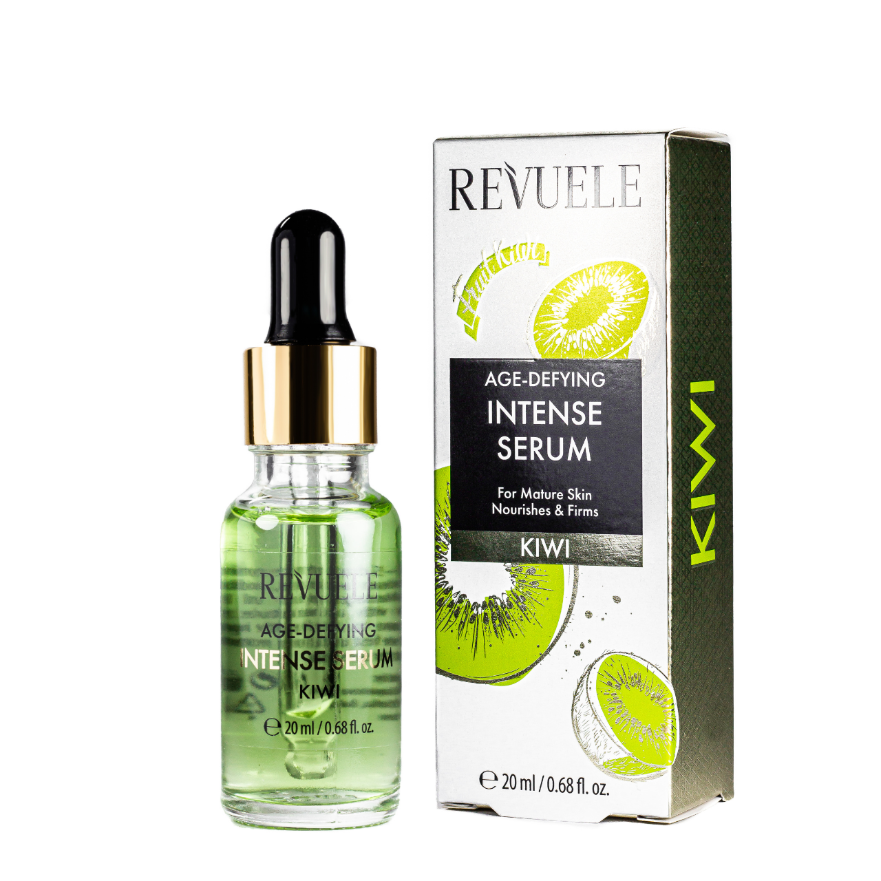 Сироватка для обличчя антивікова Revauele Age-Defying Intense Serum з екстрактом ківі 20 мл, фото 1