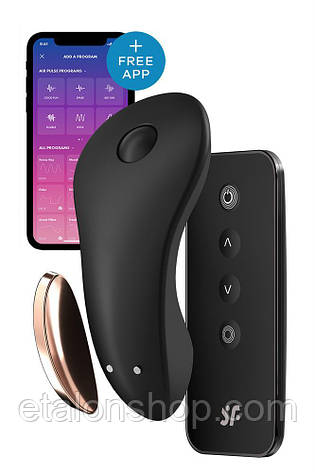 Вібратор в трусики з пультом і функцією управління смартфоном Satisfyer Little Secret, фото 2