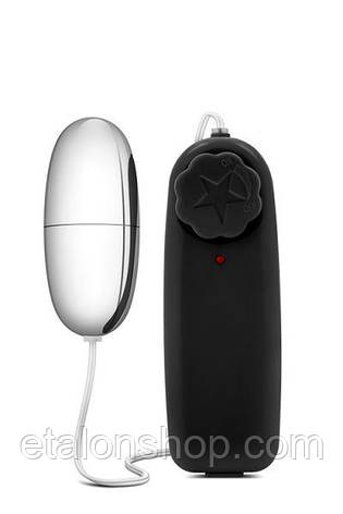 Виброяйцо B YOURS SILVER POWER BULLET BLACK, фото 2