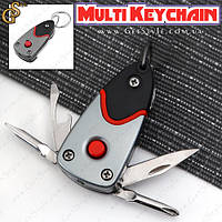 Брелок мультитул Multi Keychain з ліхтариком