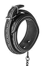 Ошейник с поводком Dream Toys BLAZE COLLAR LEASH DIAMOND BLACK, фото 2