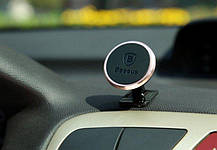 Автомобільний магнітний тримач Baseus Magnetic 360 (Paste type) Mount Holder Gold SUGENT-NT0V, фото 6