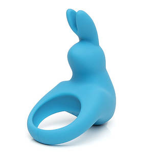 Ерекційне кільце Happy Rabbit Rechargeable Mock Ring Blue, фото 2