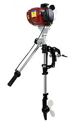 Човниковий мотор Шміль 1,6 лс, 4-тактний. Купити недорогий човновий мотор для риболовлі