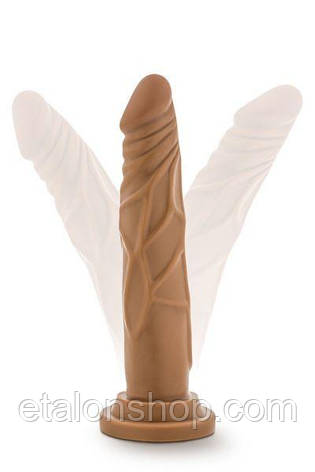 Фаллоімітатор DR. SKIN REALISTIC COCK 7.5INCH MOCHA, фото 2