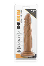 Фаллоімітатор DR. SKIN REALISTIC COCK 7.5INCH MOCHA, фото 2