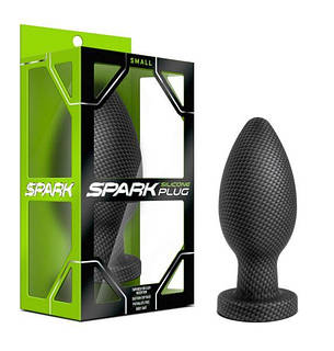 Анальна корок силікон BLUSH SPARK SILICONE PLUG SMALL CARBON FIBER, фото 2