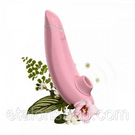 Безконтактний кліторальний стимулятор Womanizer Premium ECO з біоматеріалів, PINK, фото 2
