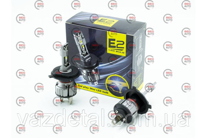 Купити Лампа LED H4 12V-24V Е2 6500 K 18W радіатор +вентилятор, ціна ...