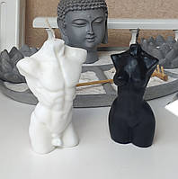 Свічки Фігурки "Инь-Ян".колір Чорний/ Білий Висота:10см.Матеріал парафин.