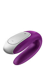 T360148 Вібратор для пар із фірмовим пультом керування Satisfyer DOUBLE FUN VIOLET, фото 2