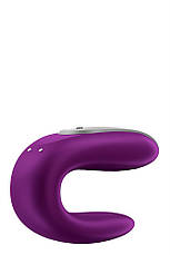 T360148 Вібратор для пар із фірмовим пультом керування Satisfyer DOUBLE FUN VIOLET, фото 2
